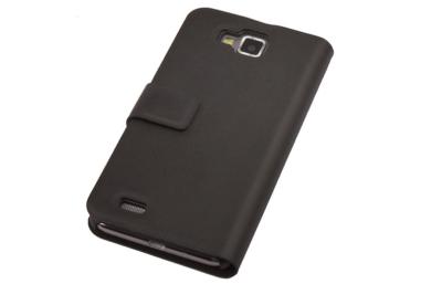 China Extra Slim Genuine Samsung Phone Leather Cases , Samsung Galaxy i8750 Ativ S Wallet Cover for sale