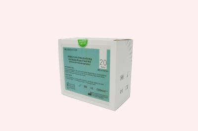 China IVD Neutralizing Antibody Rapid Detection Kit Lateral Flow Test Kits For Travel for sale