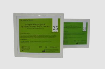 China IgG IgM Antibody Dengue Combo Rapid Test Kit Cassette NS1 Antigen Test Kit for sale