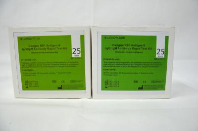 China ISO9001 IgG IgM Combo Dengue NS1 Ag Rapid Test Kit 25PCS for sale
