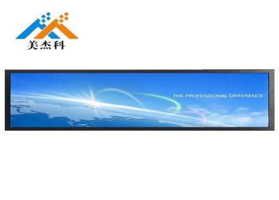 China 1920*132 Stretched Bar LCD 21 Inch Lcd Shelf Label 400cd/㎡ Brightness AC100-240V for sale