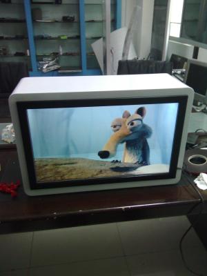 China High luminance Transparent LCD Advertising Display Showcase for sale