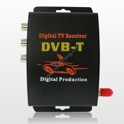 China Car Digital DVBT MPEG-4 TV receiver DVBT TV Tuner TOP Box for sale