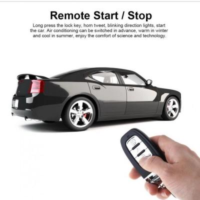 China Car security alarm system smart button engine starter with PKE  Keyless entry for sale