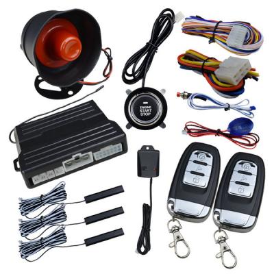 China PKE Keyless entry Smart car remote engine starter car security alarm one button system for sale