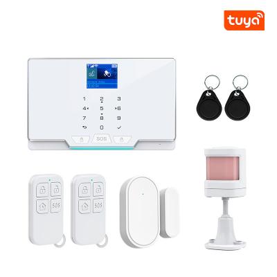 China Tuya APP Wireless Home Alarm Systems for sale