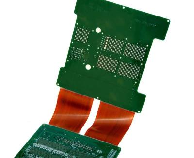 China Tcon LCM Gold Finger Pcb Design 3mils 6 Layer Rigid Flex Board HDI PCB for sale