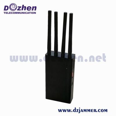 China Selectable Portable 3G Lojack Gpsl1 Gpsl2 Gpsl5 Mobile Phone Signal Jammer portable mobile phone signal booster for sale