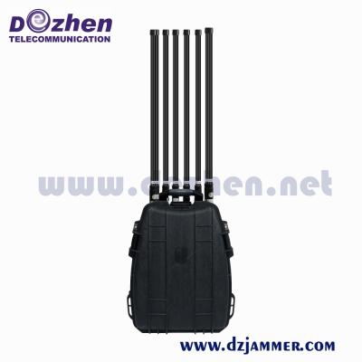 China GPS WIFI 5.8G Military 2000M Drone Signal Jammer signal jamming device for sale