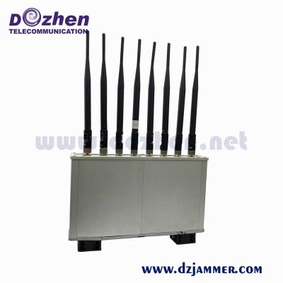 China Indoor Cell Phone Prison Jammer 45W 100m Shielding Range Metal Enclosure Housing signal jamming device for sale