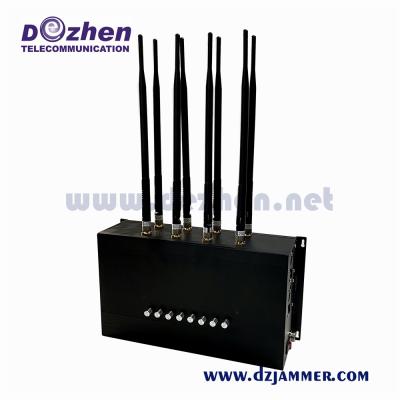 中国 5G信号の妨害機GSM 3G 4G携帯電話信号を詰め込むために電池装置で造られるを用いるすべての携帯電話信号の妨害機 販売のため