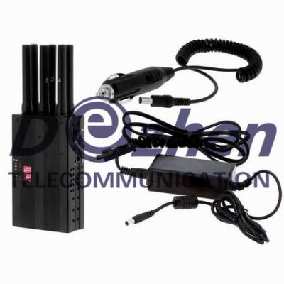 China Handheld 6 Bands Portable GPS Jammer (GPS L1/L2/L3/L4/L5) and GLONASS L1/L2 for sale