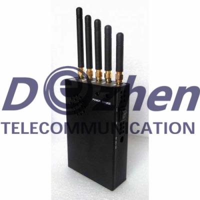 China CDMA450 Cell Phone Handheld Signal Jammer 3 Watt Omni - Directional Antennas for sale