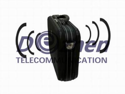 China Portable Mobile Phone Jammer , Cell Phone Blocker Small RF Power Handbag Design for sale