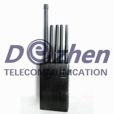 China Omni Directional Antennas GPS Signal Jammer Lojack 3G Cell Phone Blocker Device for sale