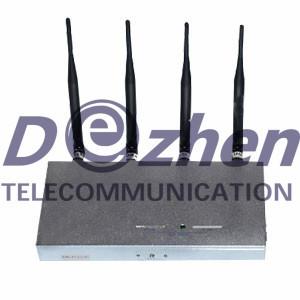 China Remote Control Wireless Phone Jammer + 25 Meters for sale