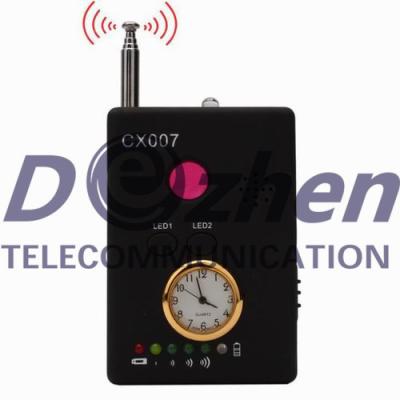 China Multi - Function Hidden Camera Detector , Spy Signal Detector With Alarm Clock for sale