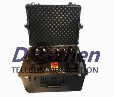 China Portable Bomb Mobile phone Signal Jammer RF Bomb VIP Convoy Protection GSM 3G 4G Jammer for sale