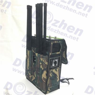 China Backpack 6 Bands 80 Watt GPS Cellular Signal Blocker signal jamming device for sale