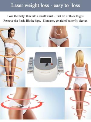 China Beauty Salon Laser Lipo Pads Machine / Cellulite Fat Burning Machine OEM ODM for sale