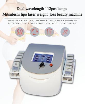China Waist Burning Lipo Laser Slimming Machine 130mW - 350mW On Board Diagnostics for sale
