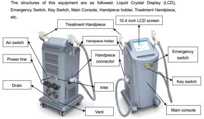 China OPTAR a máquina de SHR IPL, equipamento da beleza da remoção do cabelo do IPL com lâmpada de xênon à venda