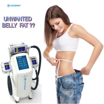 China 360 Cryolipolysis Slimming Machine Non Invasive wind cooling White Blue for sale