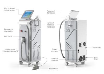 China Commercial Laser Hair Removal Machines For Salons 15*20mm 400ms 120J/cm2 for sale