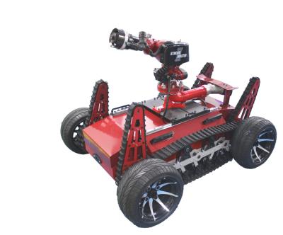 China All Terrain Robotic Fire Fighting Equipment Remote Control Large Jet Flow for sale