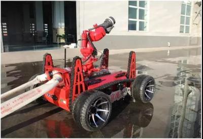 China Fire fighting robot  Monitor function: spray /jet mode switch, shoot / rod angle switching, swing function for sale