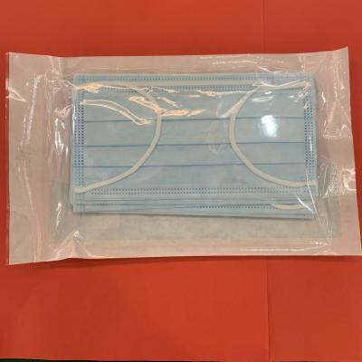 China Earloop Pleated 3 Ply Medical Mask Procedure Disposable Non Woven Fabric for sale