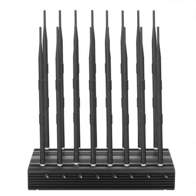 China Multifunction 42w Desktop 16 Antenna 4g Cell Phone Jammer for sale
