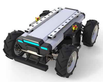 China RLSDP 1.0 Wireless Control 4wd 50kgs Wheeled Robot Chassis for sale