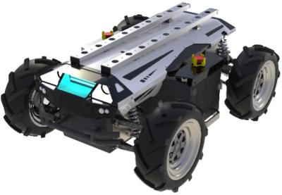 중국 Ackerman 바퀴 달린 로봇 섀시 IP65 120kg 최대 하중 판매용