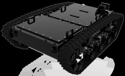 Китай Шасси робота среднего размера Crawler алюминиевое взрывозащищенное продается