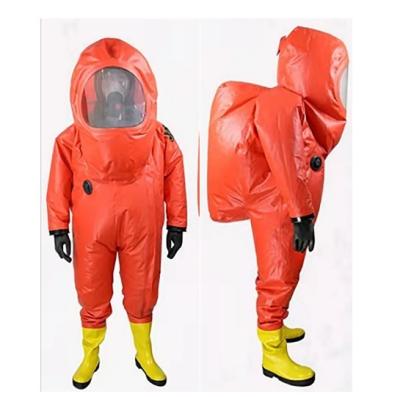 China Chemical Protective Firefighter Suit Enclosed Scba Space for sale