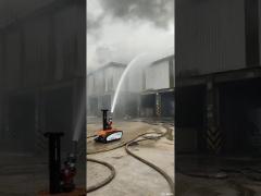 TOPSKY fire fighting robots joined SICHUAN fire brigade fire extinguishing service