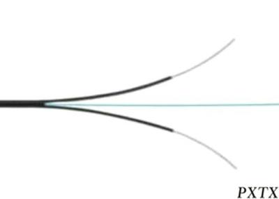 Китай Кабель волокна Corning плоского кабеля сердечника провода для ввода 2 оптического волокна FTTH крытый напольный продается