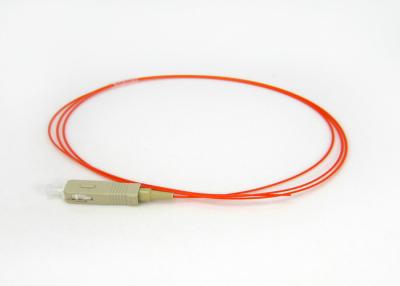 China Communication Network SC Multimode 50/125um Semi Tight Buffered Fiber Optical Pigtail for sale