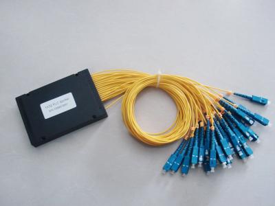 China Outdoor 2 Way PLC Optical Splitter , Planar Lightwave Circuit Splitter for sale