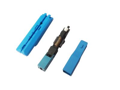 China Multimode SC Fiber Optic Connector Assembly with Polished Fiber Ferrule for sale