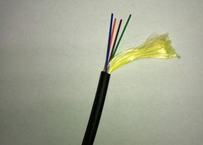 China GJFJH Simple Round Aerial Indoor Fiber Optic Cable , 2 - 4 Core  Fiber Optic Cable for sale