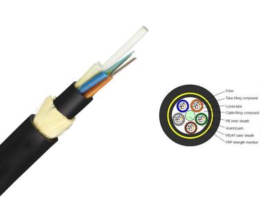 China 48 Core Armoured Fiber Optic Cable Singlemode ADSS Fiber Optic Cable for sale