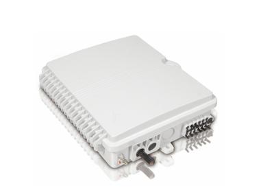 China Rohs Compliant 12c Accommodate 1*8 Plc Splitter Pole Or Wall Mounted Fiber Optic Terminal Box for sale