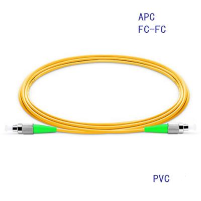 Chine Corde de correction optique recto de haute qualité de fibre de mode unitaire de FC-FC/APC avec la perte de rendement élevé à vendre