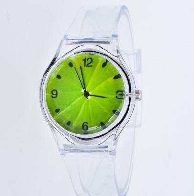 China Plastic Sport Watch Transparent Strap 40mm Dial ODM Available for sale