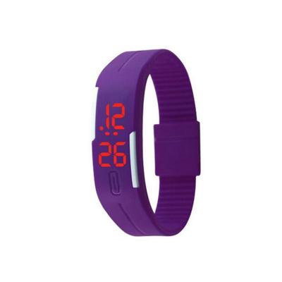 China Unisex Analog Digital Sports Watch Silicone Strap ODM Digital Wristband Watch for sale