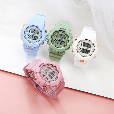 China 25.5cm Silicone Led Digital Sports Electronic Wristwatch OEM Available for sale