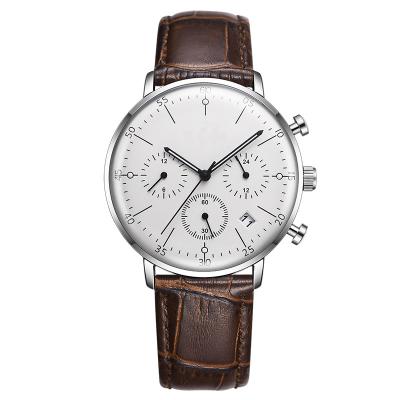 China 3eye relojes luminosos para hombre, prenda impermeable del reloj del metal 6hands en venta