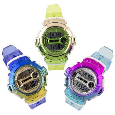 China Unisex Digital Watch Youth Digital Watch Plastic Colored Digital Wrist Watch for sale